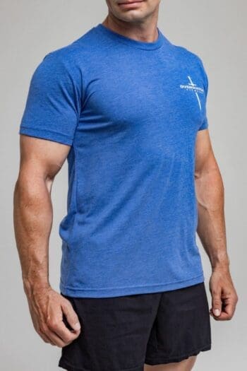 Front part royal blue tee