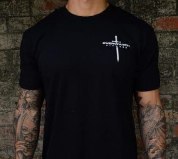 Caffeine - Weights - Falling Plates - Black Tee - Image 7